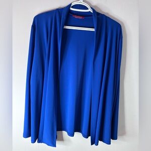 Antoine Vibrant Blue Open Front Cardigan